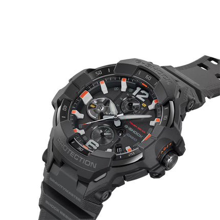 Casio G-Shock Gravitymaster GR-B300EC-1ADR Master Of G Emergency Color Series Black Resin Band