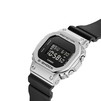 Casio G-Shock GM-5600U-1DR Metal Covered Digital Dial Black Resin Band