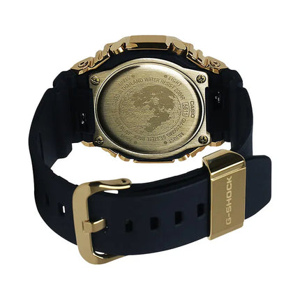 Casio G-Shock GM-2100MG-1A Moon Gold Metal Covered Gold Analog Digital Dial Black Resin Strap