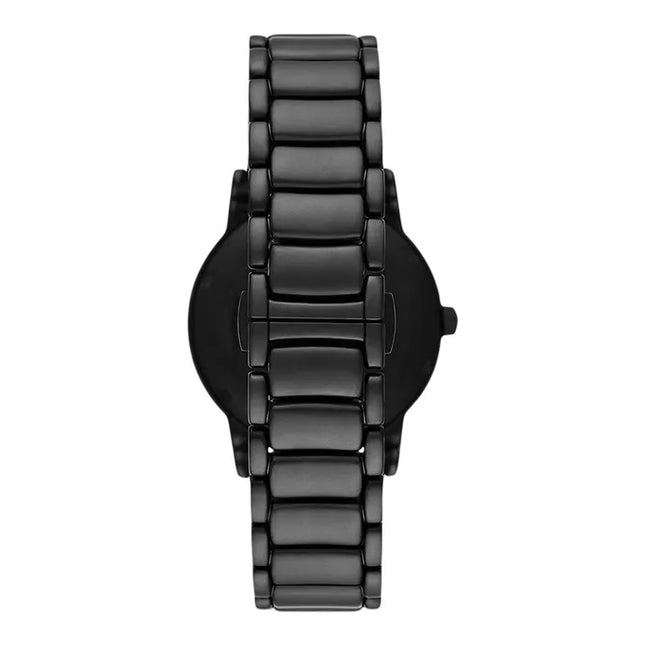 Emporio Armani Automatic AR60045 Men Black Skeleton Dial Black Stainless Steel Strap