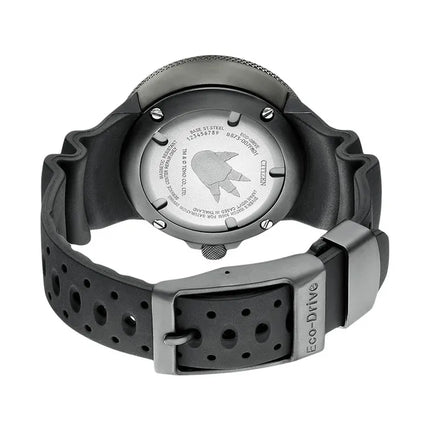 Citizen Promaster Marine BJ8056-01E “Ecozilla” X Godzilla Black Polyurethane Strap Limited Edition