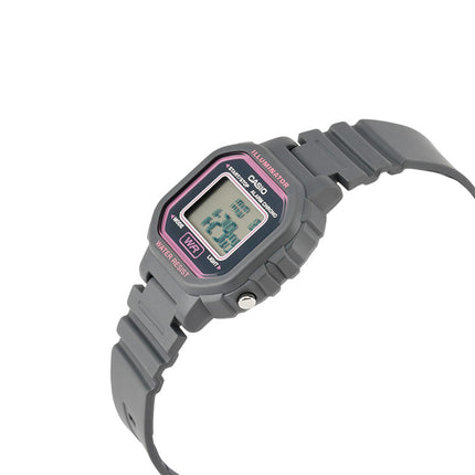 Casio General LA-20WH-8ADF Ladies Digital Dial Grey Resin Band