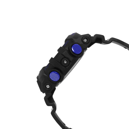 Casio G-Shock GA-700VB-1ADR Virtual Blue Digital Analog Dial Black Resin Band