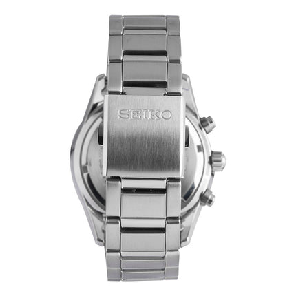 Seiko Solar SSC065P1 Chronograph White Dial Stainless Steel Strap