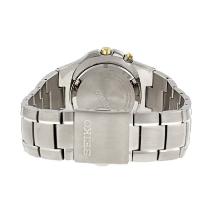 Seiko Kinetic SKA399P1 Black Dial Titanium Strap