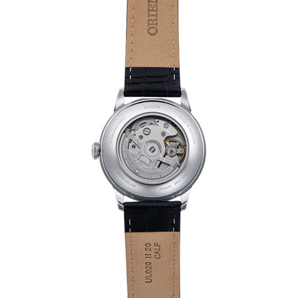 Orient Classic RA-AP0104S Bambino 38 Small Seconds Automatic Silver Dial Black Leather Strap