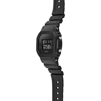 Casio G-Shock DW-5600UBB-1DR Solid Colors Digital Dial Black Resin Band
