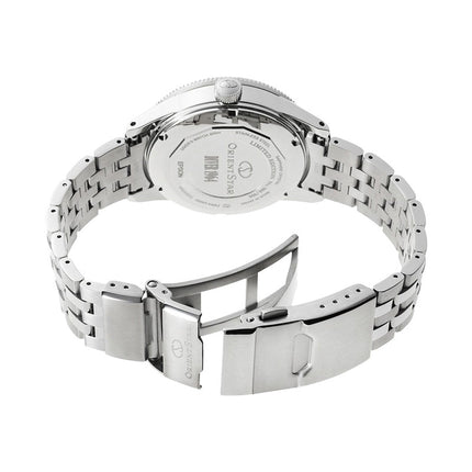 Orient Star RE-AU0502S M42 Olympia Calendar Diver Reissue Silver Dial Metal Strap Limited Edition