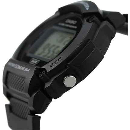 Casio General W-219H-1AVDF Digital Dial Black Resin Band