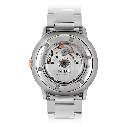 MIDO Commander II M021.431.22.031.00 Chronometer Automatic Silver Dial Dual Tone St. Steel Strap