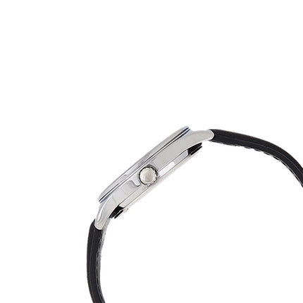 Casio General MTP-V006L-1B2UDF Men Black Dial Black Leather Band