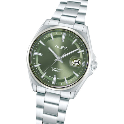 Alba Active AS9V87X1 Tea Green Dial Stainless Steel Strap