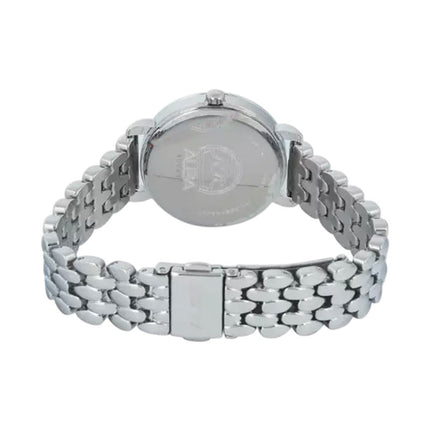 Alba Fashion AH7DT1X1 Ladies Green Dial Stainless Steel Strap