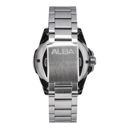 Alba Mechanical A3B015X1 Automatic Men Green Gradient Dial Stainless Steel Strap