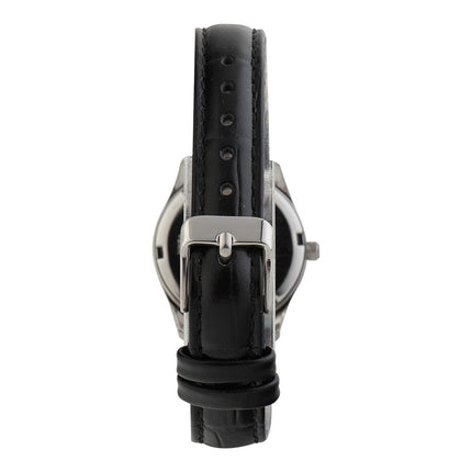 Alba AH7BN9X1_AS9R05X1 Couple Black Dial Black Leather Strap