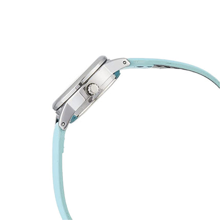 Casio General LTP-V002L-2B3UDF Ladies Light Blue Sunray Dial Blue Leather Band