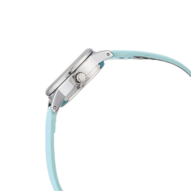 Casio General LTP-V002L-2B3UDF Ladies Light Blue Sunray Dial Blue Leather Band