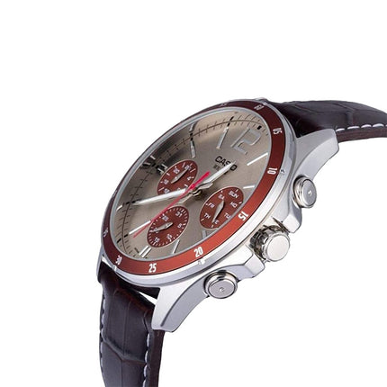 Casio General MTP-1374L-7A1VDF Enticer Men Beige Dial Brown Leather Band