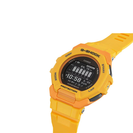 Casio G-Shock GBD-300-9DR G-Squad Digital Dial Yellow Resin Band