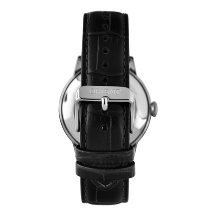 Orient Classic RA-AK0701S Men Automatic White Dial Black Leather Strap