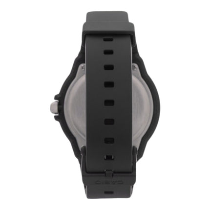 Casio General MRW-200H-7BVDF Water Resistant 100M White Dial Black Resin Band