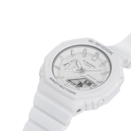 Casio G-Shock X ITZY GMA-S2100-7ADR Basic Collection CasiOak White Digital Analog Dial Resin Band