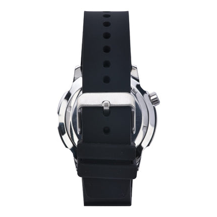 Alba Mechanical AL4641X1 Automatic Men Grey Gradient Dial Black Rubber Strap