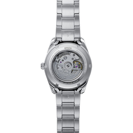 Orient Contemporary RA-AC0R02L Stretto Date Navy Blue Dial Stainless Steel Bracelet