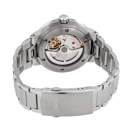 Oris Aquis 01-400-7769-4157-07-8-22-09PEB Date Automatic Green Dial Stainless Steel Strap