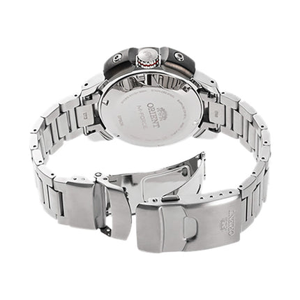 Orient M-Force RA-AC0L07L Mechanical Sports Navy Dial Metal Strap 