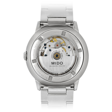 MIDO Commander M021.431.11.041.00 Chronometer Automatic Blue Dial Stainless Steel Strap