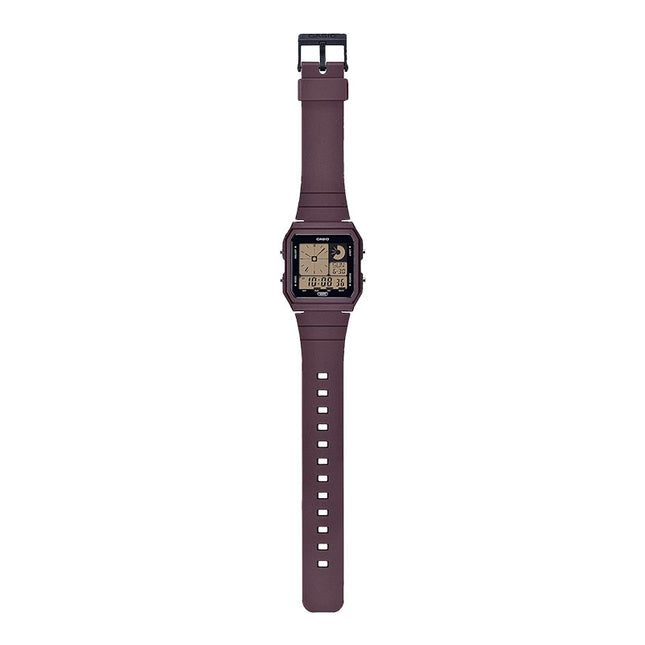 Casio General LF-20W-5ADF Pop Digital Dial Brown Resin Band
