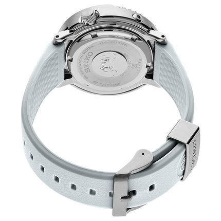 Seiko Prospex SRPG59K1 Save The Ocean Penguin Baby Tuna Automatic Divers 200M White Rubber Strap