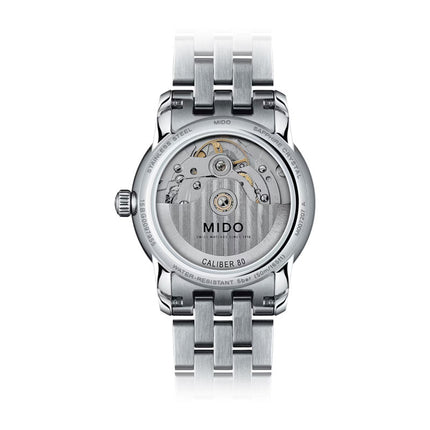 MIDO Baroncelli Prisma M007.207.11.116.00 Lady Diamonds White Mother Of Pearl Dial St. Steel Strap