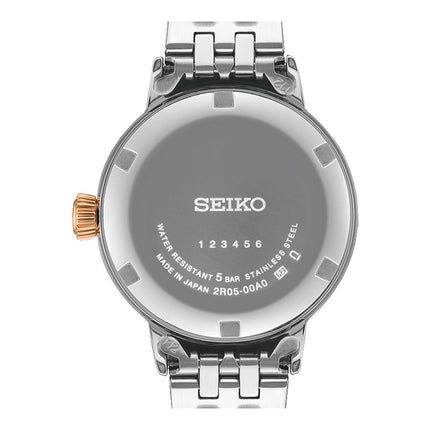 Seiko Presage SRE009J1 Cocktail Time Clover Club Diamond Twist Silver Dial Stainless Steel Strap