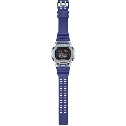 Casio G-Shock G-Lide GBX-100S-2DR Summer Surf Scene Digital Dial Blue Resin Band