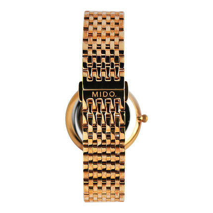 MIDO Dorada M1130.3.13.1 Grey Dial Rose Gold Stainless Steel Strap