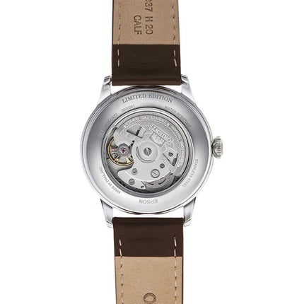 Orient Classic RA-AC0M14L Bambino 38 Men Baby Blue Dial Brown Leather Strap Limited Edition