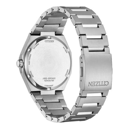 Citizen Eco Drive AW0130-85M Zenshin Super Titanium Light Green Dial Titanium Strap