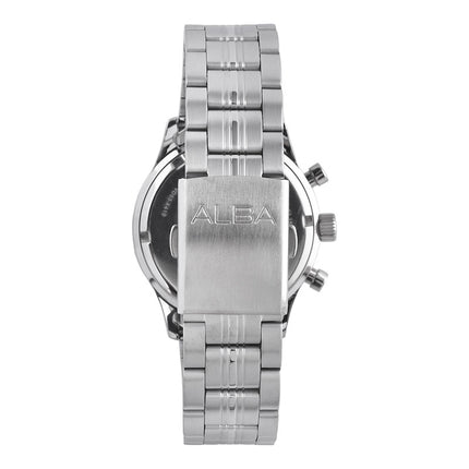 Alba AT3K51X1 Men Chronograph Blue Dial Stainless Steel Strap