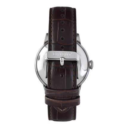 Orient Classic RA-AK0702Y Bambino Automatic Beige Dial Dark Brown Leather Strap