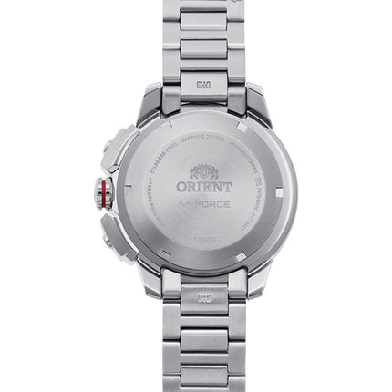 Orient M-Force RA-AC0N01B Automatic Men Black Dial Stainless Steel Strap