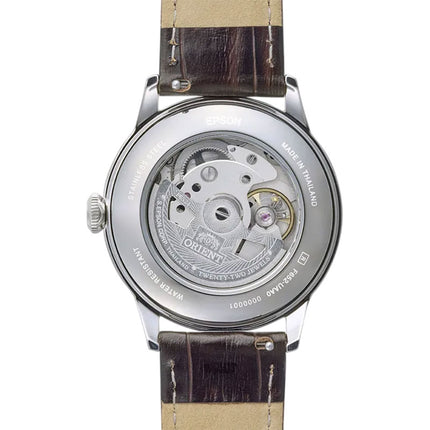 Orient Classic RA-BB0003Y Bambino Automatic Ivory Dial Brown Leather Strap