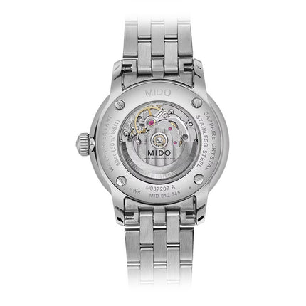 MIDO Baroncelli M037.207.11.036.01 Signature Automatic Silver Dial Stainless Steel Strap