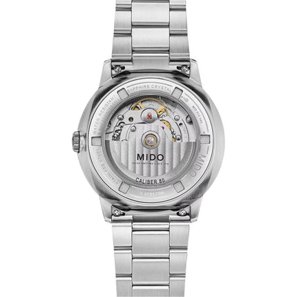 MIDO Commander M021.430.11.061.00 Datoday Automatic Anthracite Dial Stainless Steel Strap