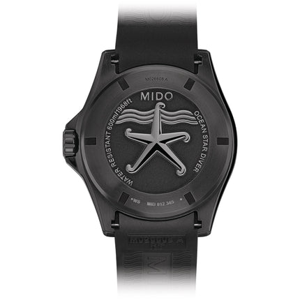 MIDO Ocean Star M026.608.37.051.00 Diver 600 Automatic Men Black Dial Black Rubber Strap