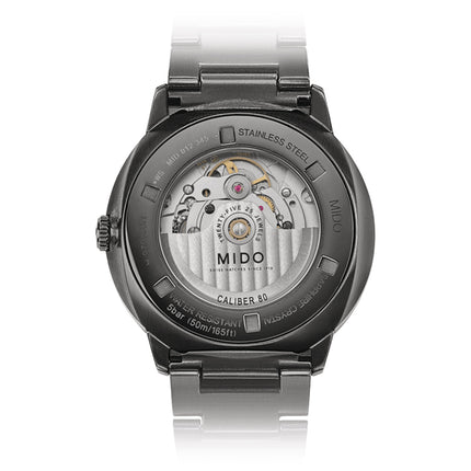 MIDO Commander M021.626.33.061.00 Big Date Black Dial Black Stainless Steel Strap
