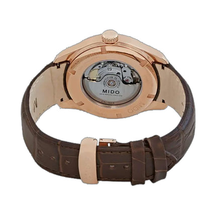MIDO Belluna II M024.630.36.291.00 Automatic Brown Dial Brown Leather Strap