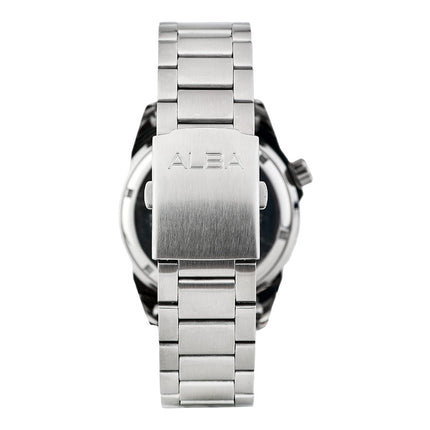 Alba Mechanical AL4373X1 Men Dark Blue Dial Stainless Steel Strap