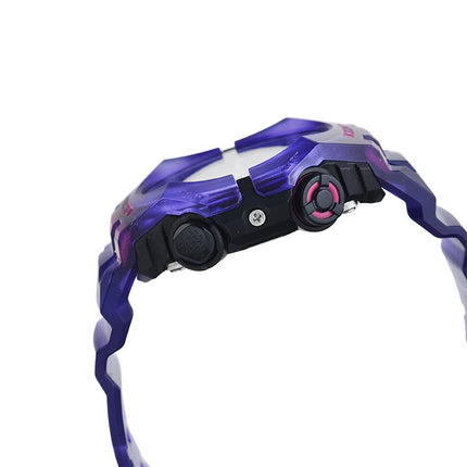 Casio G-Shock GA-B001CBRS-6ADR Cyberspace Digital Analog Dial Purple Transparent Resin Band